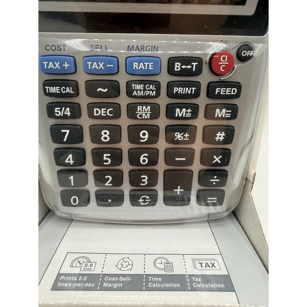 Canon P1-DHV P1DHV Palm Size Printing Calculator